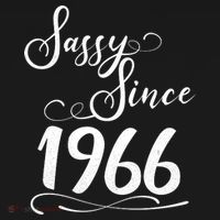 60th Birthday Sassy Since 1966 Women's Long Sleeve Flannel Pajama Set  thumb 2