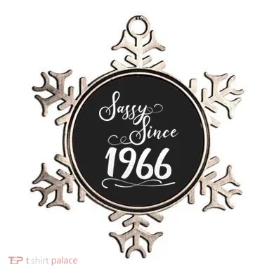60th Birthday Sassy Since 1966 Ornament