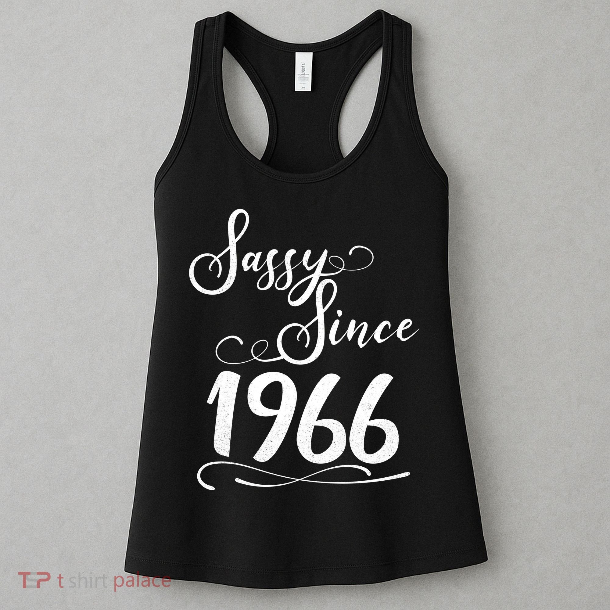 60th Birthday Sassy Since 1966 Women's Tank Top