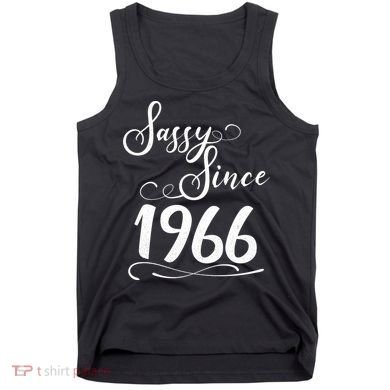 60th Birthday Sassy Since 1966 Tank Top