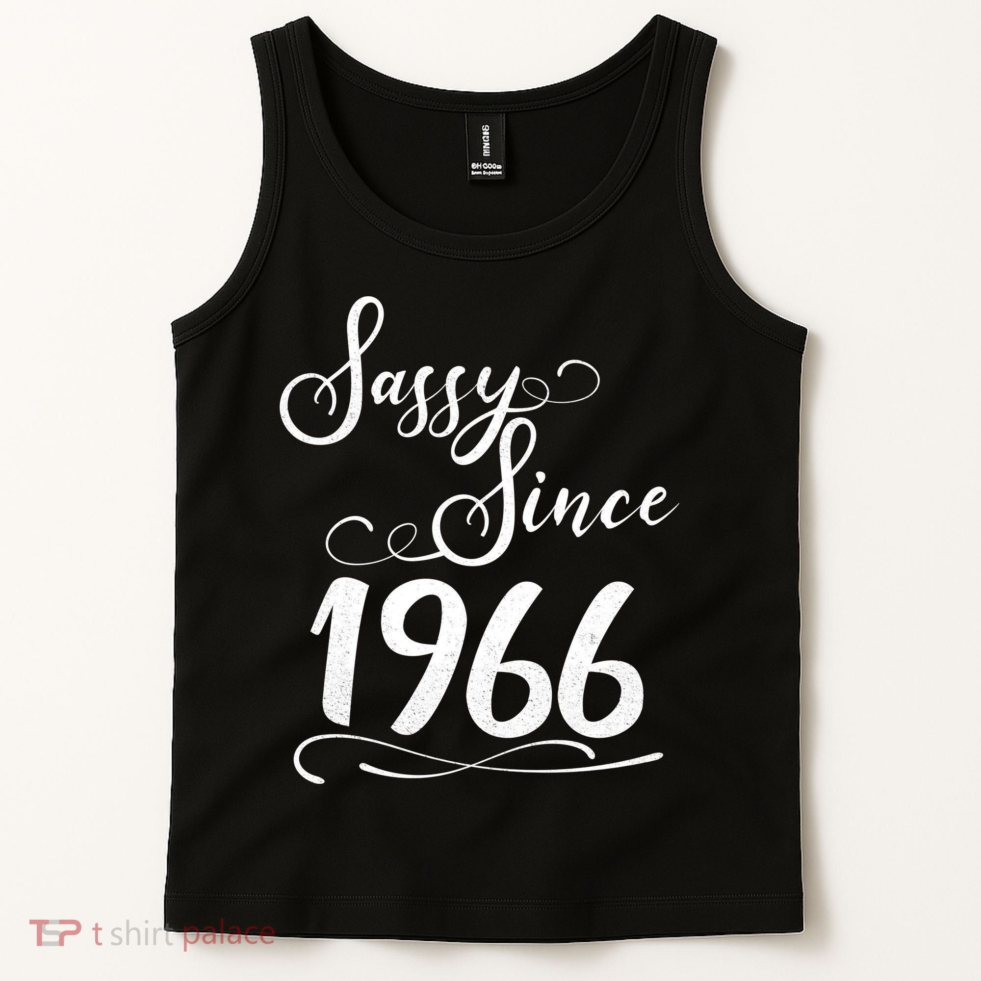 60th Birthday Sassy Since 1966 Tank Top