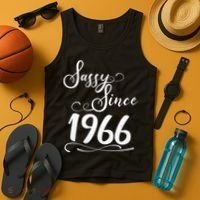 60th Birthday Sassy Since 1966 Tank Top thumb 4