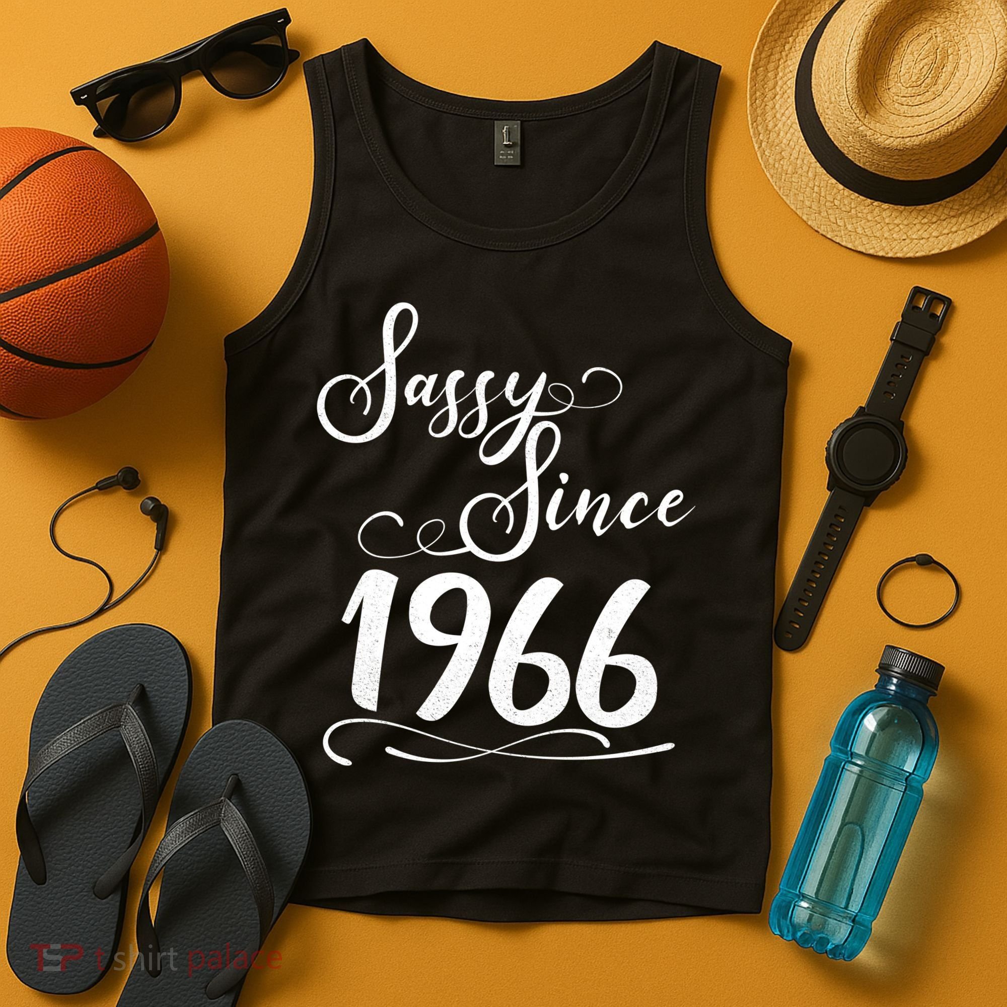 60th Birthday Sassy Since 1966 Tank Top