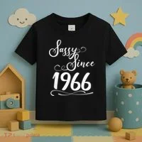 60th Birthday Sassy Since 1966 Toddler T-Shirt thumb 3