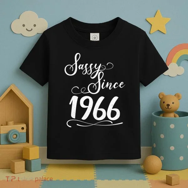 60th Birthday Sassy Since 1966 Toddler T-Shirt