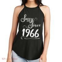 60th Birthday Sassy Since 1966 Women's Perfect Tri Rocker Tank thumb 2