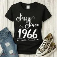 60th Birthday Sassy Since 1966 Women's T-Shirt thumb 3