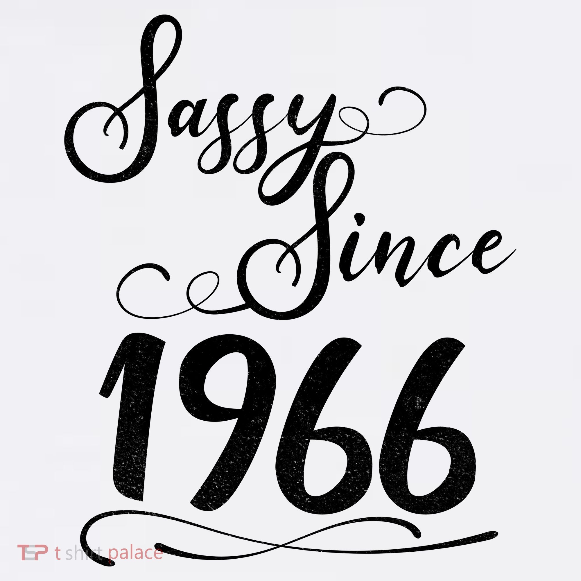 60th Birthday Sassy Since 1966 Comfort Colors Garment-Dyed Hooded Sweatshirt