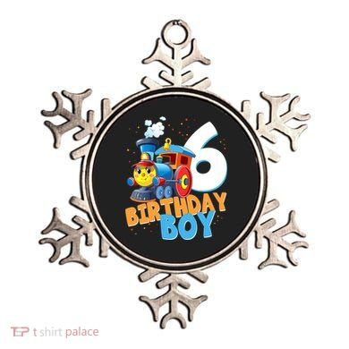 6th Birthday Train Boy Girl 6 Years Old Im Six Gift Ornament