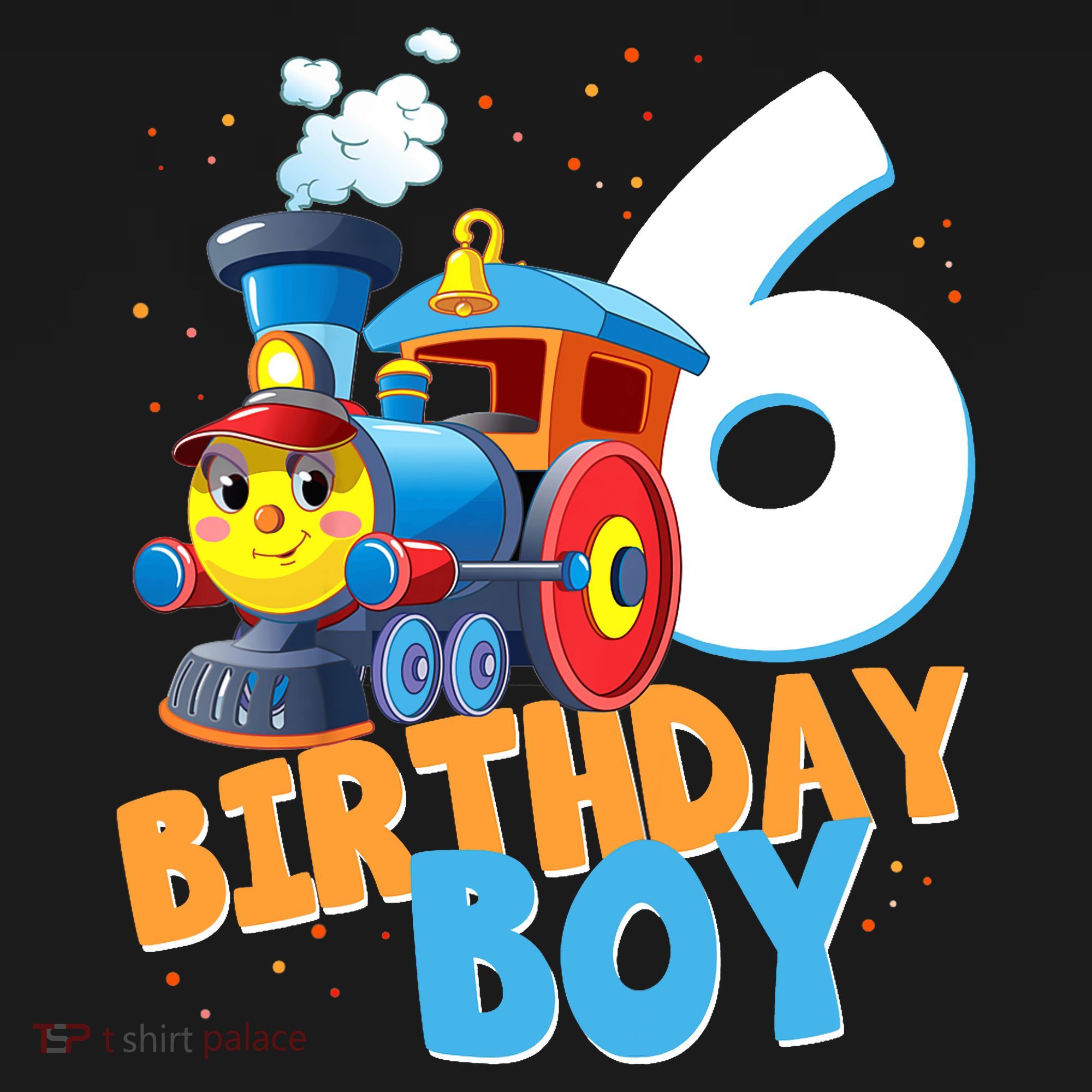 6th Birthday Train Boy Girl 6 Years Old Im Six Gift Ornament