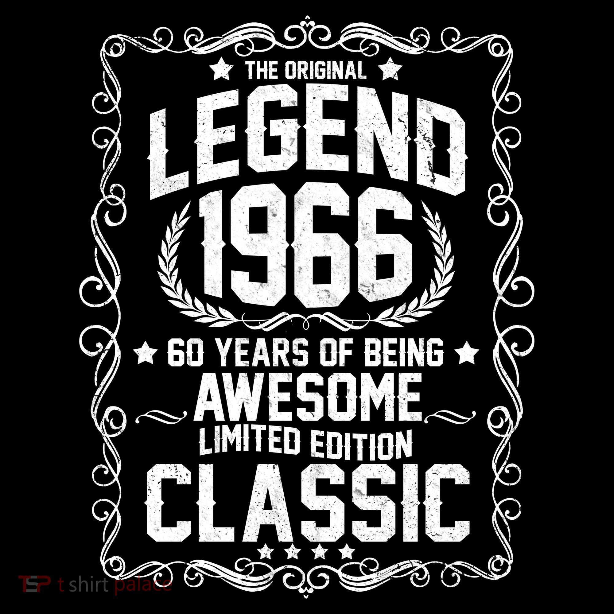 60th Birthday The Original Legend 1966 Awesome Classic  Women's Hoodie