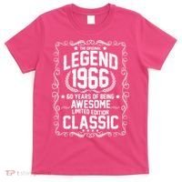 60th Birthday The Original Legend 1966 Awesome Classic  T-Shirt thumb 0