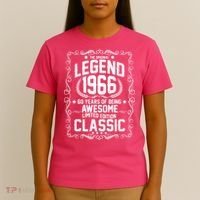 60th Birthday The Original Legend 1966 Awesome Classic  T-Shirt thumb 4