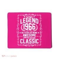 60th Birthday The Original Legend 1966 Awesome Classic  Mousepad thumb 0