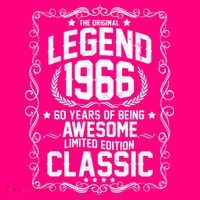 60th Birthday The Original Legend 1966 Awesome Classic  Women's Tank Top thumb 4