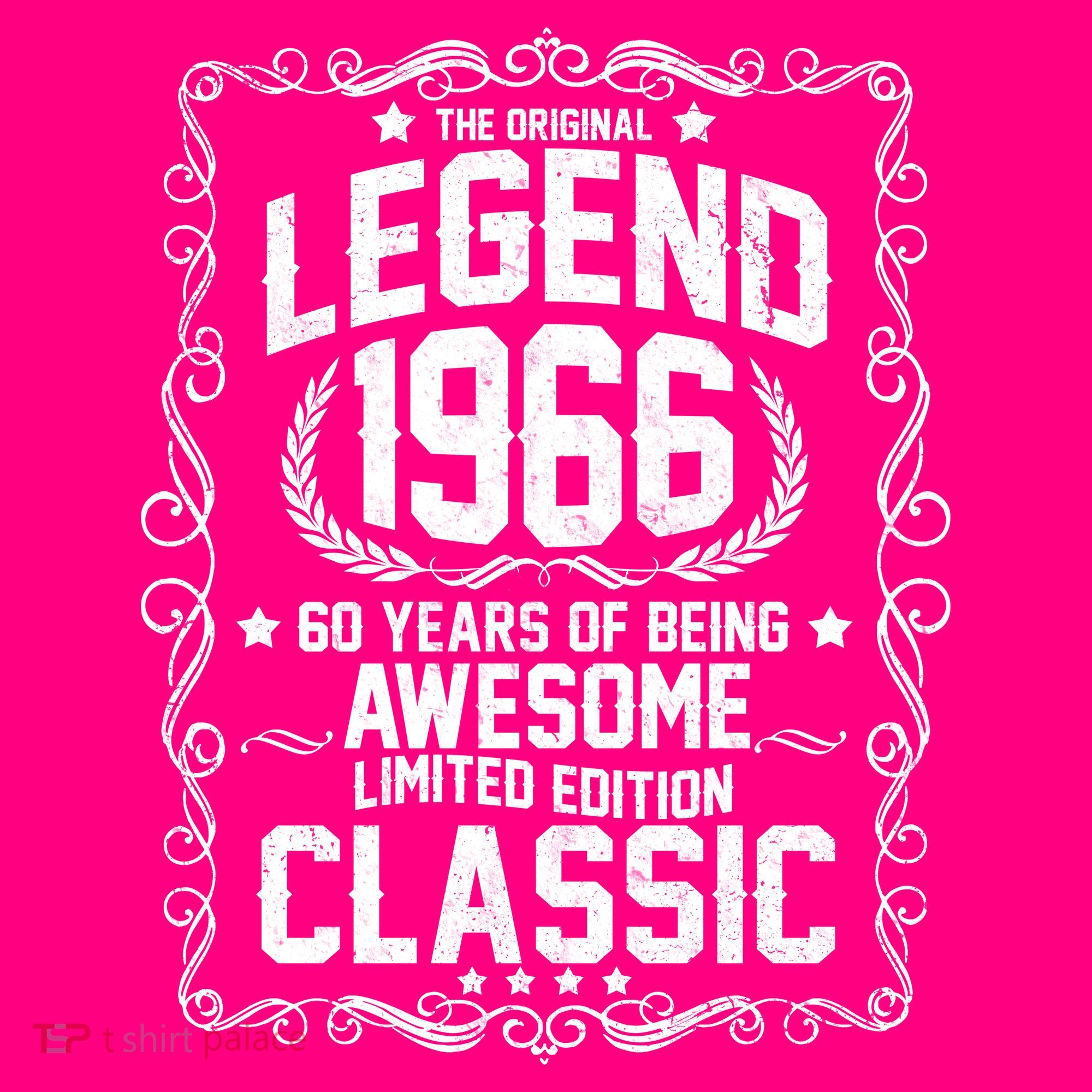 60th Birthday The Original Legend 1966 Awesome Classic  Women's Tank Top