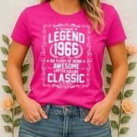 60th Birthday The Original Legend 1966 Awesome Classic  Women's T-Shirt thumb 2