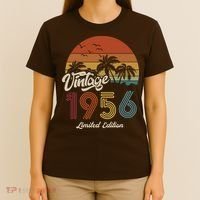 67th Birthday Vintage Limited Edition 1956 T-Shirt thumb 4