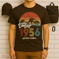 67th Birthday Vintage Limited Edition 1956 T-Shirt thumb 6