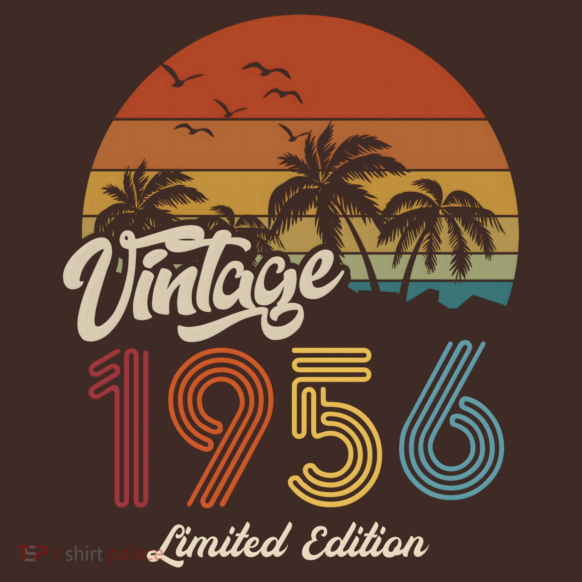 67th Birthday Vintage Limited Edition 1956 T-Shirt