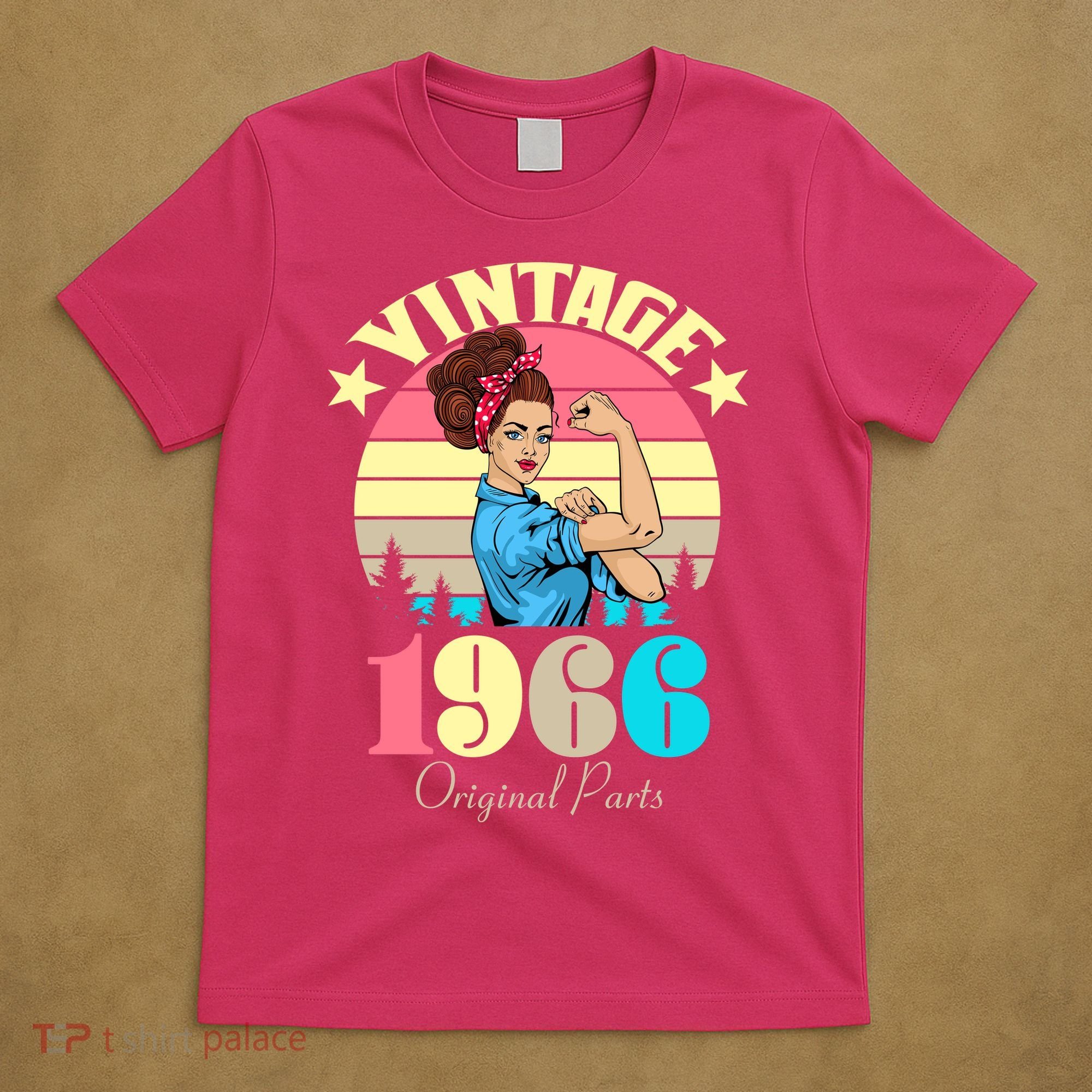 60th Birthday Vintage Rosie The Riveter 1966 Original Part  T-Shirt