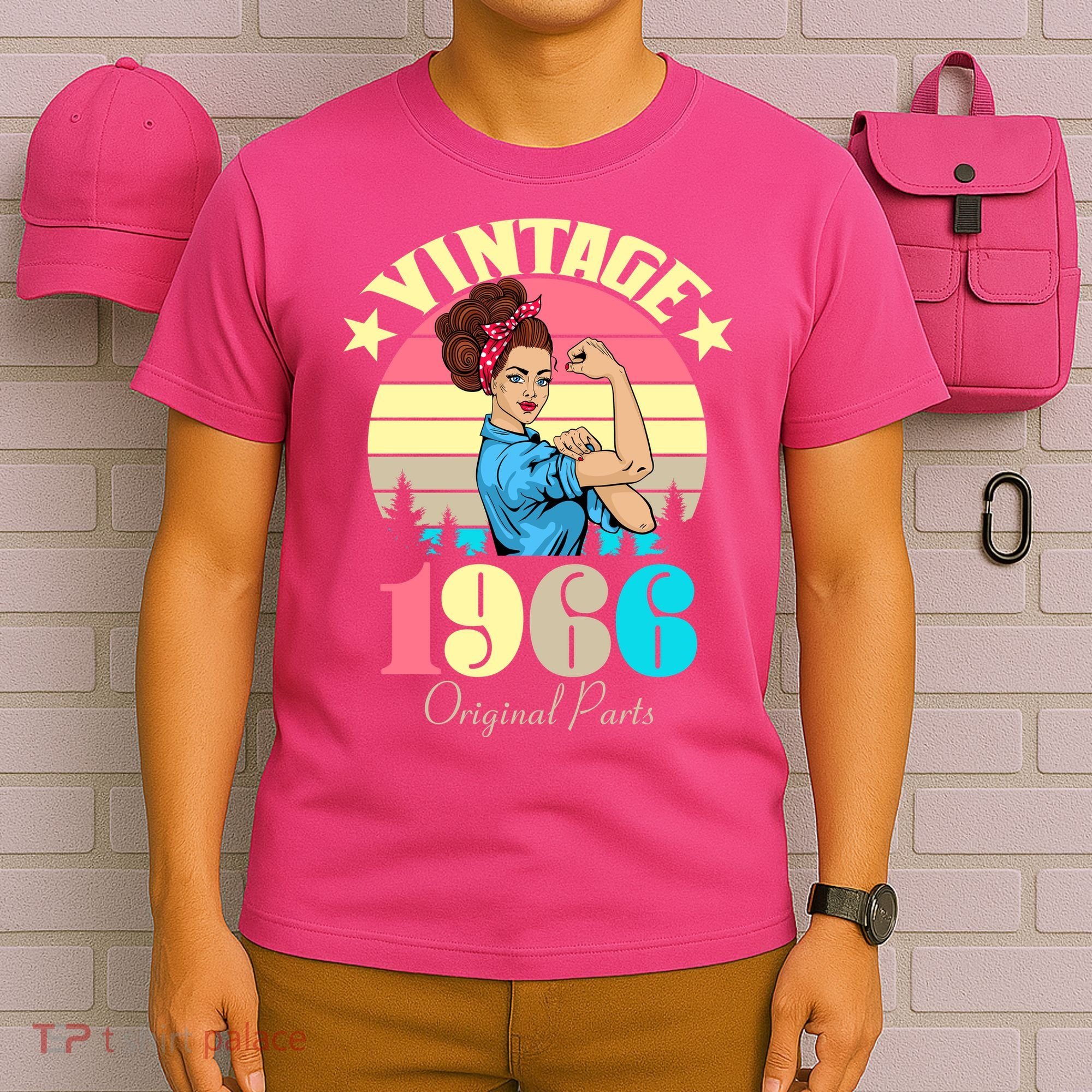60th Birthday Vintage Rosie The Riveter 1966 Original Part  T-Shirt