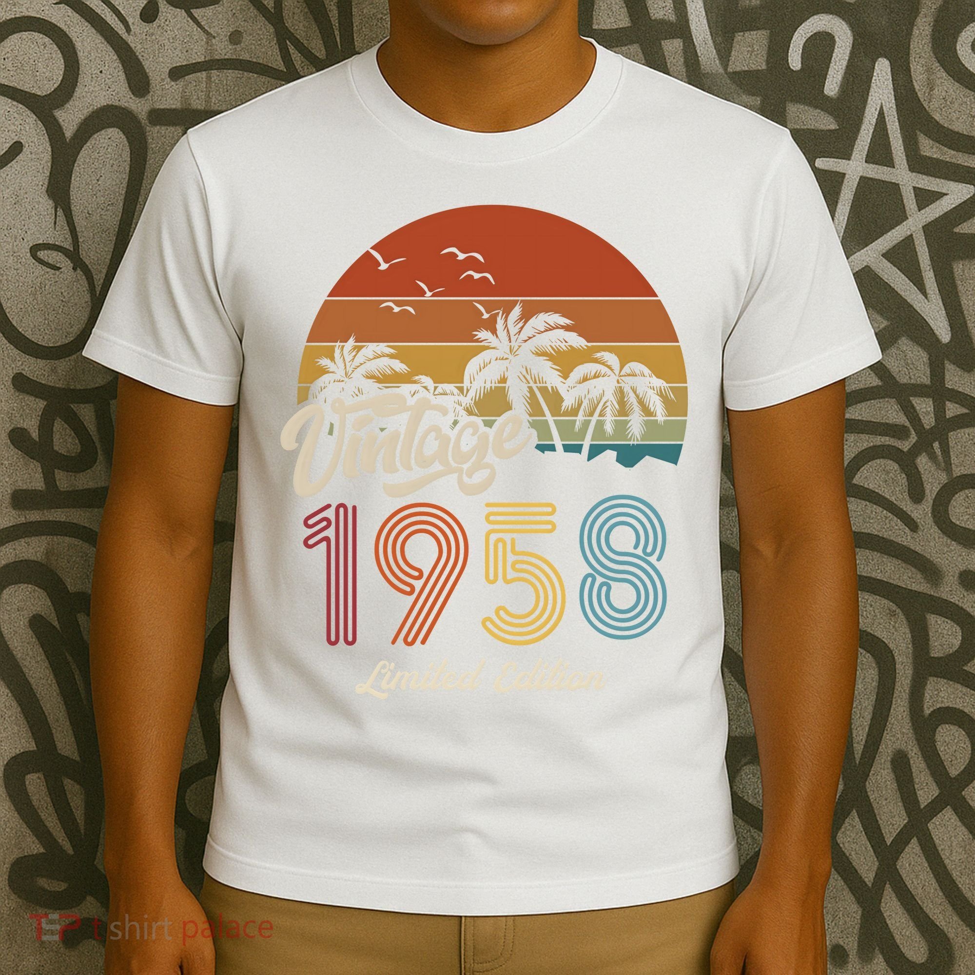 65th Birthday Vintage Limited Edition 1958 T-Shirt
