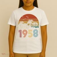 65th Birthday Vintage Limited Edition 1958 T-Shirt thumb 4