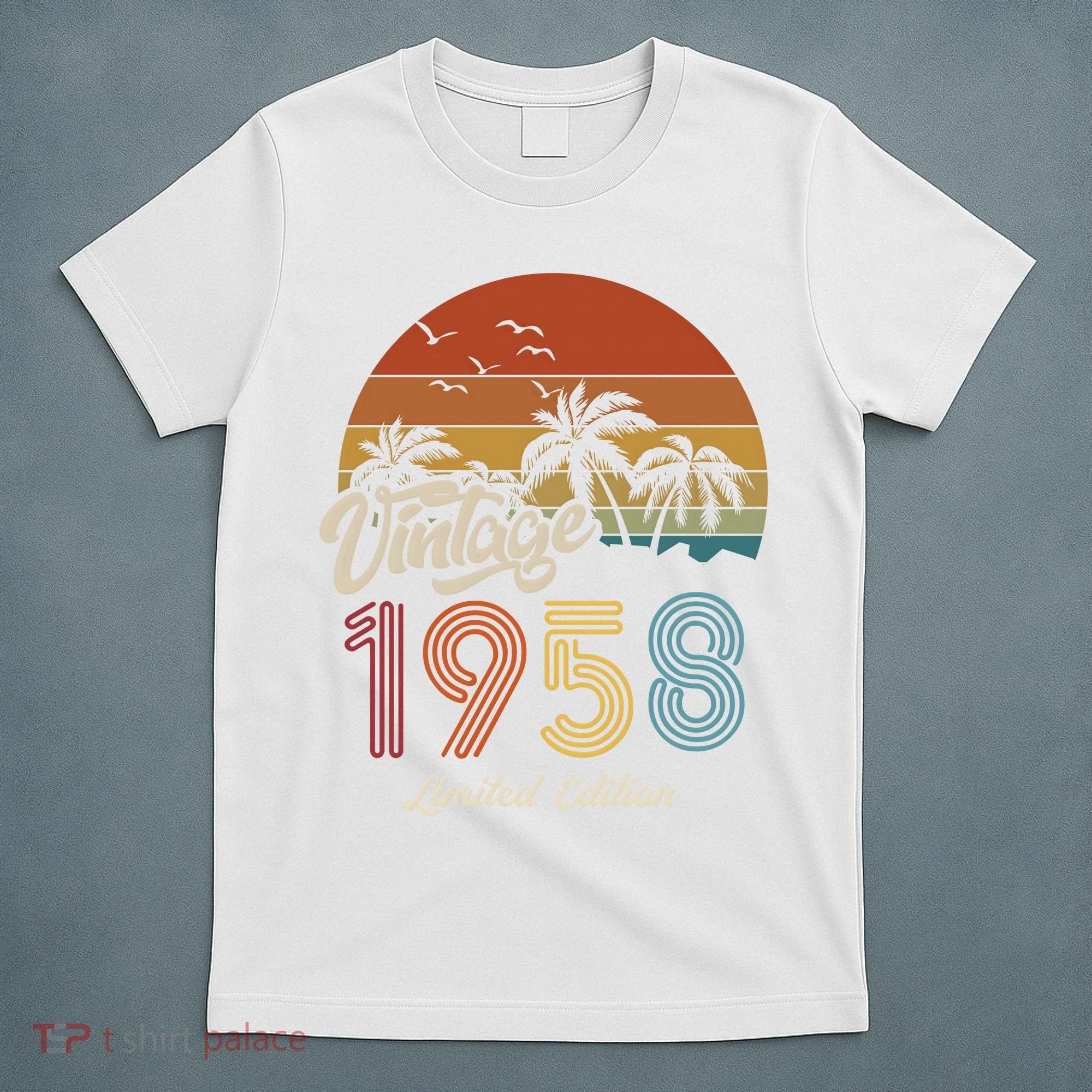 65th Birthday Vintage Limited Edition 1958 T-Shirt