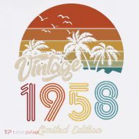 65th Birthday Vintage Limited Edition 1958 T-Shirt thumb 7