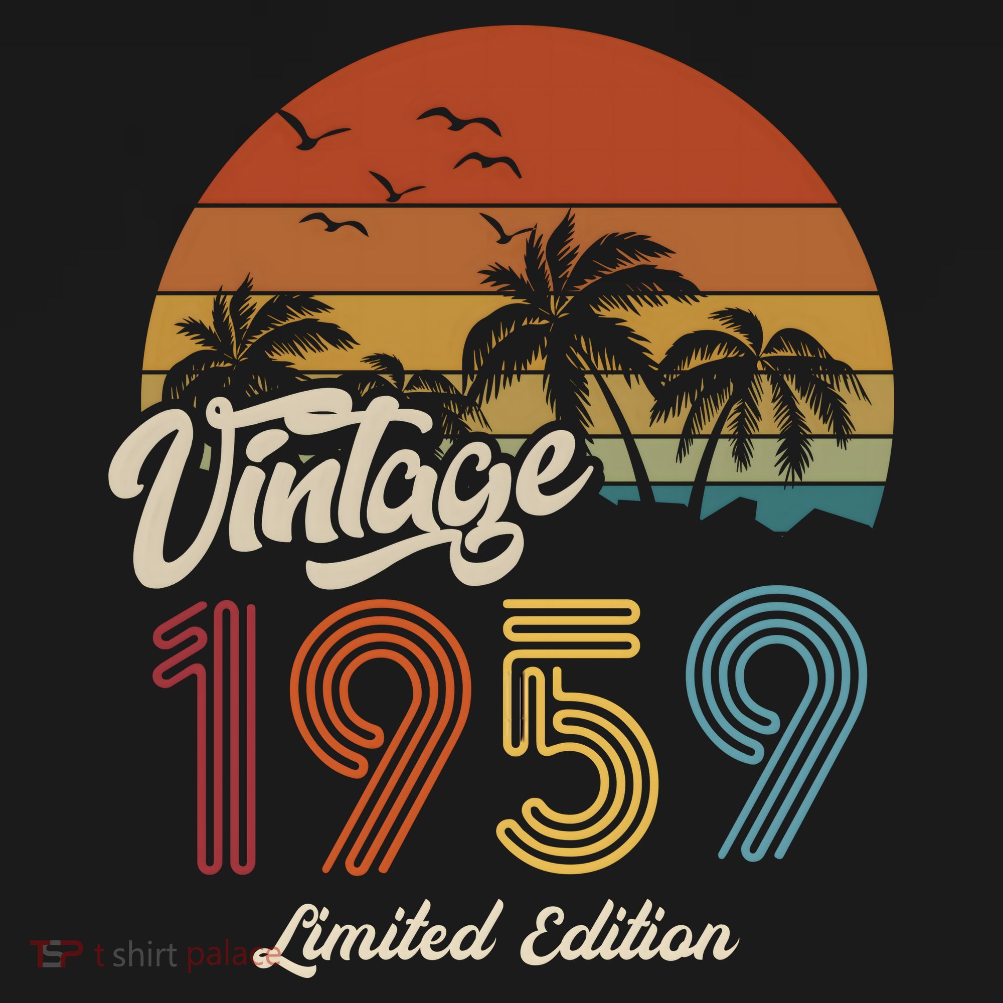 64th Birthday Vintage Limited Edition 1959 T-Shirt