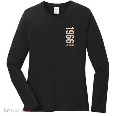 60th Birthday Vintage Legend 1966 Women's Long Sleeve Shirt