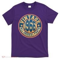 60th Birthday Vintage 1966 All Original Parts Shield Emblem  T-Shirt thumb 0