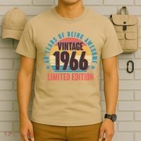 60th Birthday Vintage 1966 60 Years Of Being Awesome Limited Edition  T-Shirt thumb 6