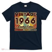 60th Birthday Vintage 1966 Limited Edition Awesome Epic Legend T-Shirt thumb 0