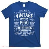 60th Birthday Vintage Made In 1966 Premium Quality Authentic Classic Birthday T-Shirt thumb 0