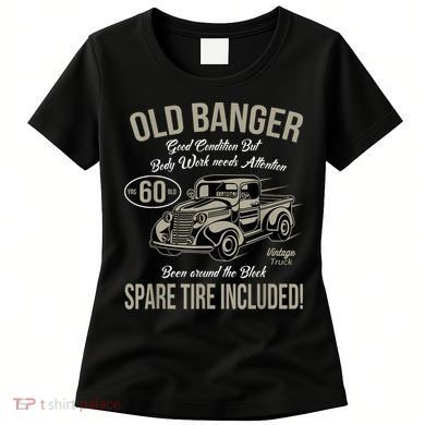 60th Birthday Vintage Old Banger 60 Years Old M.e.n Gift Retro Women's T-Shirt