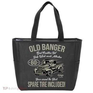 60th Birthday Vintage Old Banger 60 Years Old M.e.n Gift Retro Tote Bag