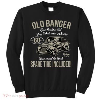 60th Birthday Vintage Old Banger 60 Years Old  Gift Retro Sweatshirt