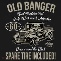 60th Birthday Vintage Old Banger 60 Years Old  Gift Retro T-Shirt thumb 7