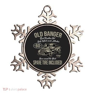 60th Birthday Vintage Old Banger 60 Years Old  Gift Retro Ornament
