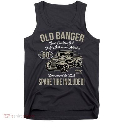60th Birthday Vintage Old Banger 60 Years Old  Gift Retro Tank Top