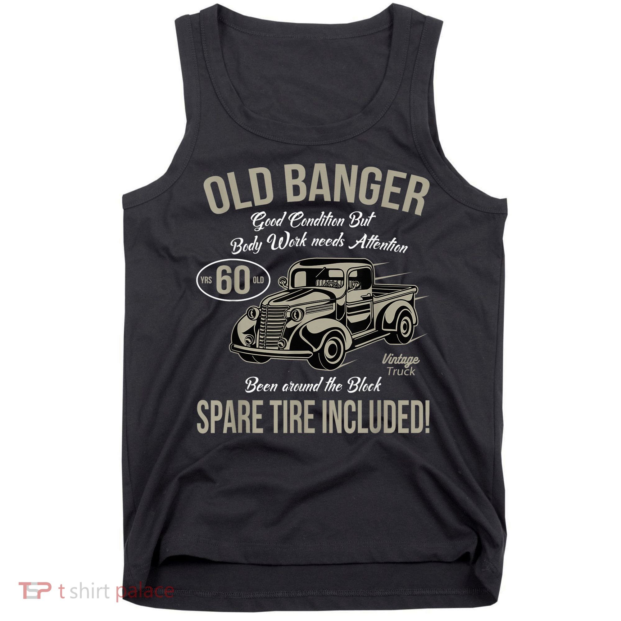 60th Birthday Vintage Old Banger 60 Years Old  Gift Retro Tank Top