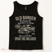 60th Birthday Vintage Old Banger 60 Years Old  Gift Retro Tank Top thumb 2