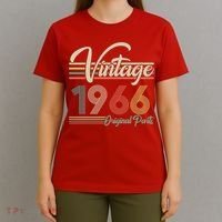 60th Birthday Vintage 1966 Original Parts Birthday T-Shirt thumb 4