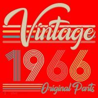60th Birthday Vintage 1966 Original Parts Birthday T-Shirt thumb 7