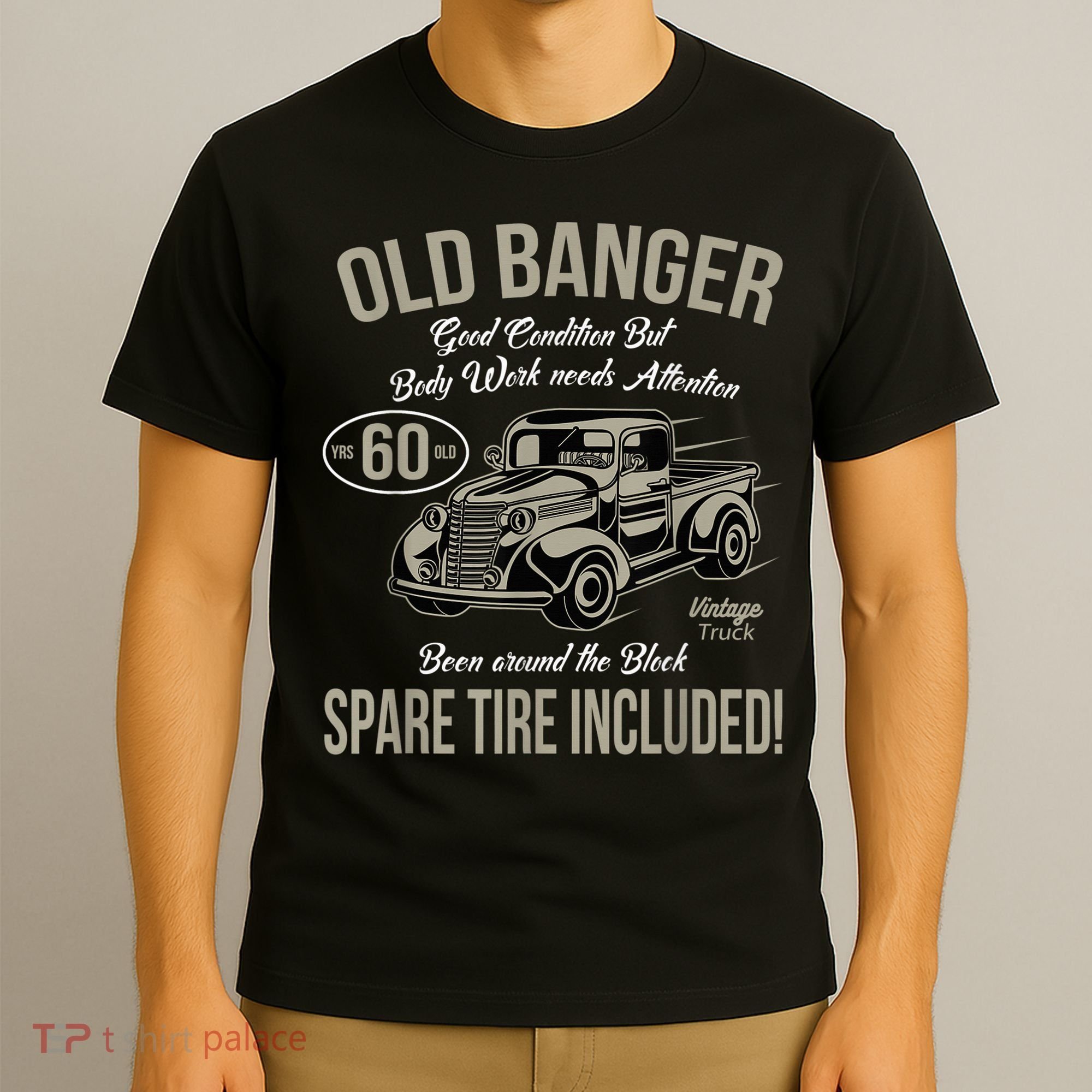 60th Birthday Vintage Old Banger 60 Years Old  Gift Retro T-Shirt