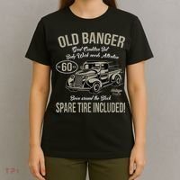 60th Birthday Vintage Old Banger 60 Years Old  Gift Retro T-Shirt thumb 4
