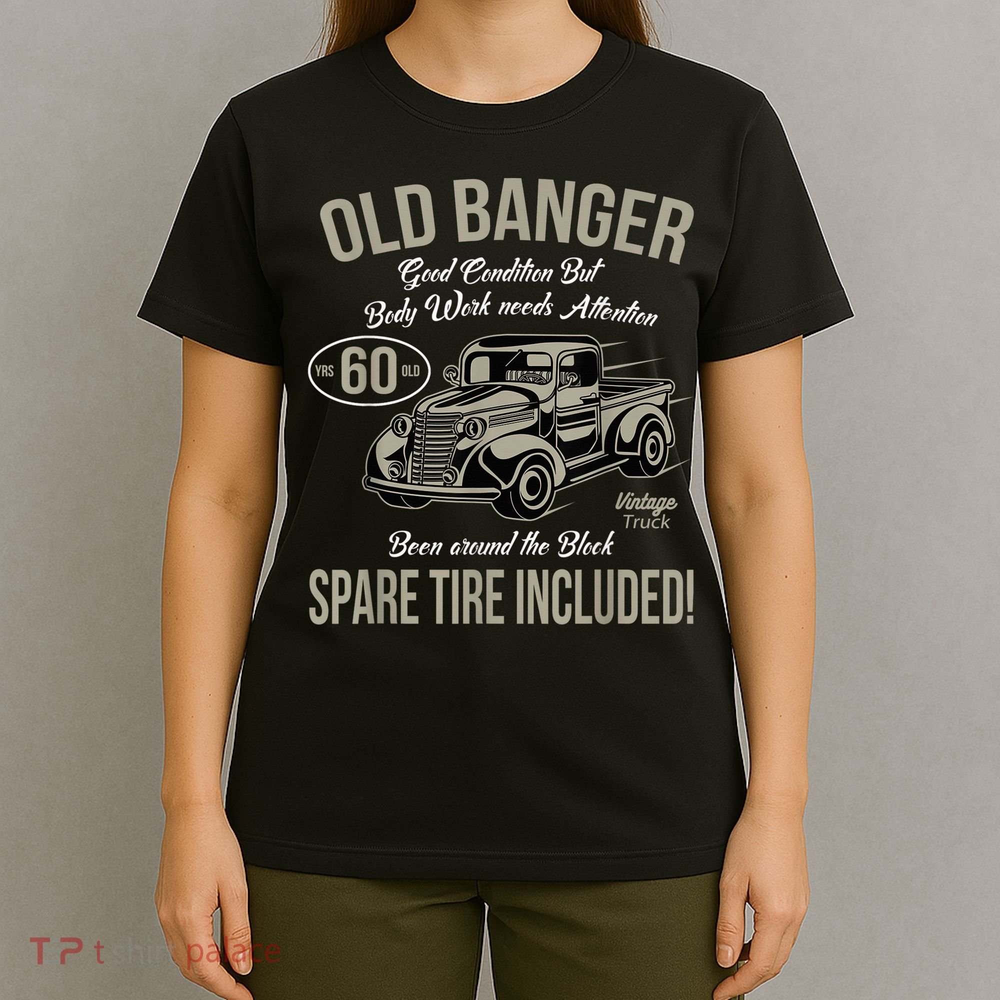 60th Birthday Vintage Old Banger 60 Years Old  Gift Retro T-Shirt