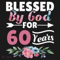 60th Birthday Woman Man Blessed By God For 60 Years Visor thumb 3